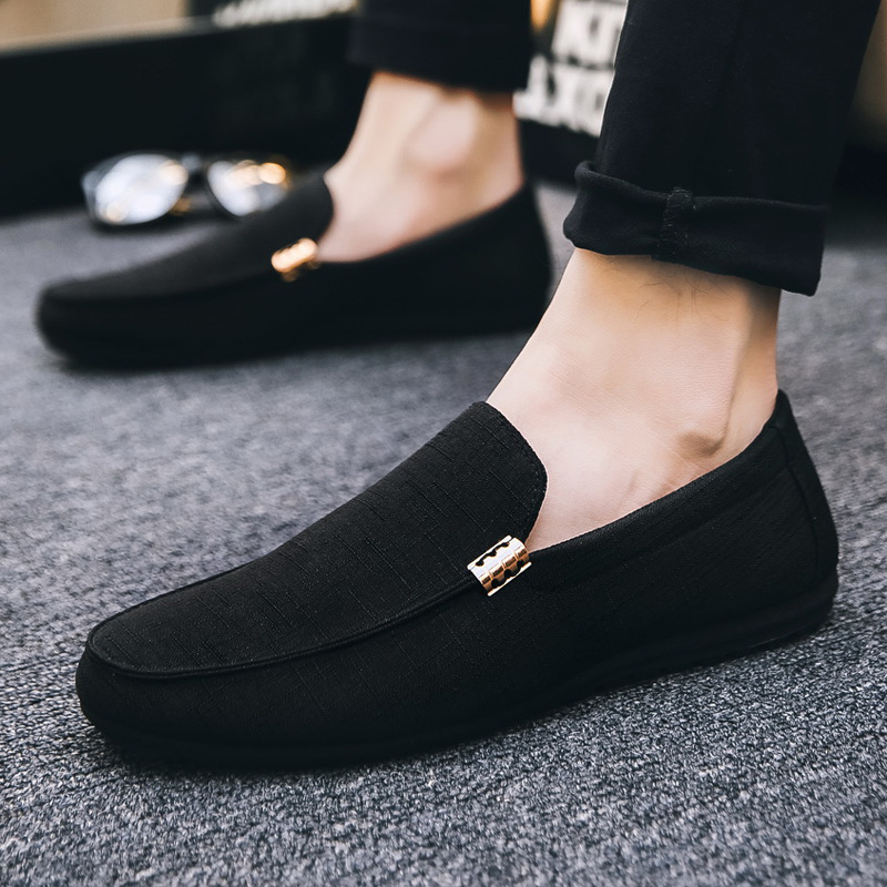 Men Formal Party Wear Dress - ผู้ชายรองเท้าสบายๆผ้าใบบนแฟชั่นLoafersสําหรับชายหรูหราชุดรองเท้างานแต่งงานอย่างเป็นทางการแฟลตPlusขนาด