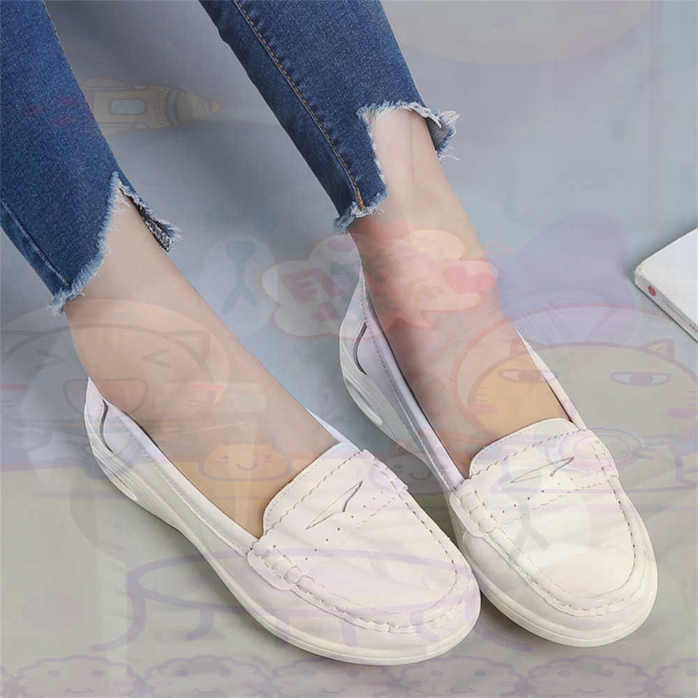 Men'S Formal Outfit Ideas - Soft SLIP-ON สตรีขนาดใหญ่รองเท้าเทนนิสสเก็ตบอร์ดสุภาพสตรีรองเท้าผ้าใบแบรนด์หรูกีฬาวิทยาลัย Drop Shipping