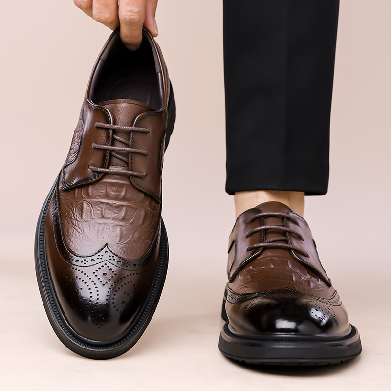 รองเท้าหนังผู้ชายแบบใหม่สำหรับ - Formal Men Office Wear Sandals บทวิจารณ์และราคา
