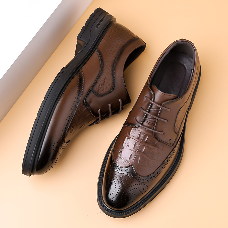 รองเท้าหนังผู้ชายแบบใหม่สำหรับ - Formal Men Office Wear Sandals บทวิจารณ์และราคา