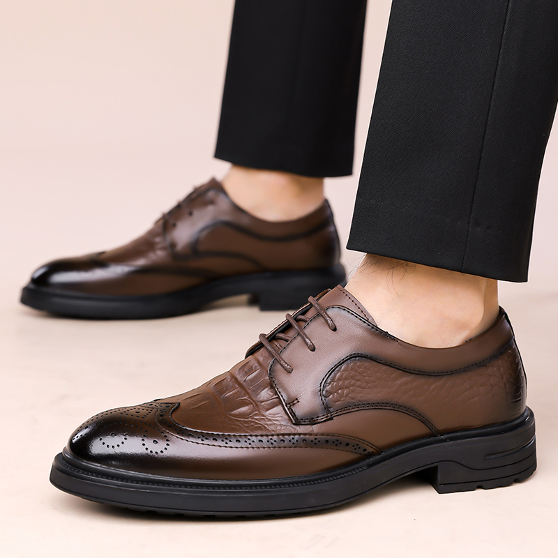 รองเท้าหนังผู้ชายแบบใหม่สำหรับ - Formal Men Office Wear Sandals บทวิจารณ์และราคา