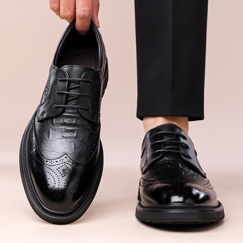รองเท้าหนังผู้ชายแบบใหม่สำหรับ - Formal Men Office Wear Sandals บทวิจารณ์และราคา