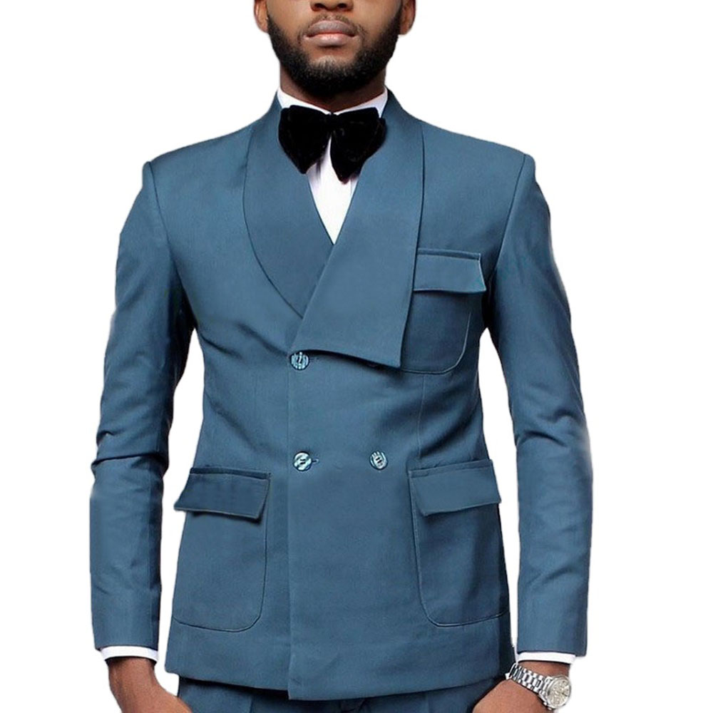 การออกแบบล่าสุด Double Breaste - Men Formal Party Wear Dress บทวิจารณ์และราคา