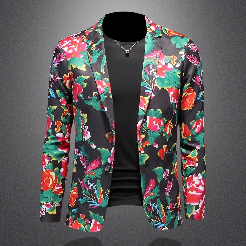 ชุดสูทผู้ชายทรงเข้ารูปพิมพ์ลาย - Large Men Formal Wear บทวิจารณ์และราคา