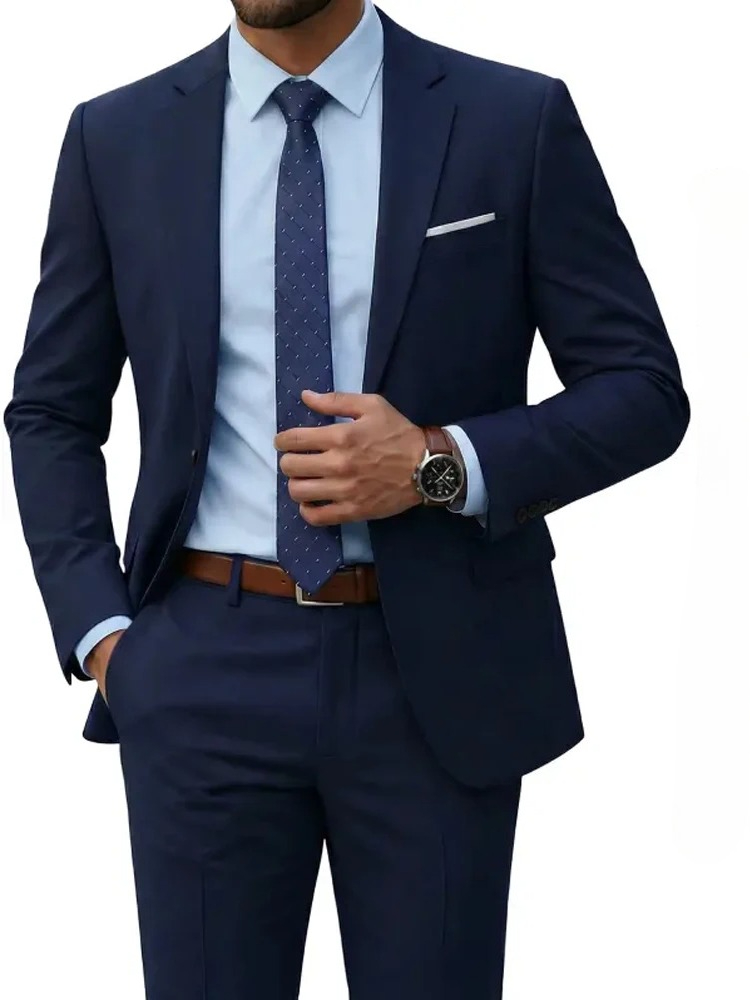 (เสื้อเบลเซอร์ + กางเกง) ชุดสู - Men Formal Wear For Dinner บทวิจารณ์และราคา