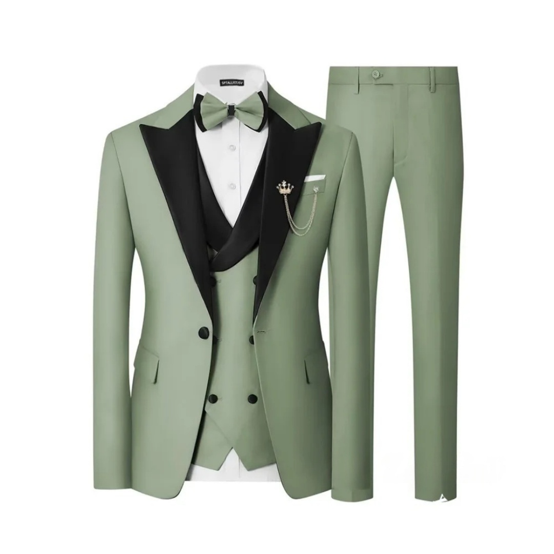 ชุดทักซิโด้ผู้ชายทรงสลิมฟิต 3  - Men Formal Wear For Dinner บทวิจารณ์และราคา