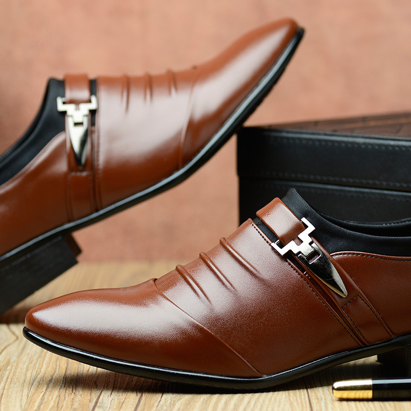รองเท้าลำลองผู้ชายแบบสวม หัวแห - Large Men Formal Wear บทวิจารณ์และราคา