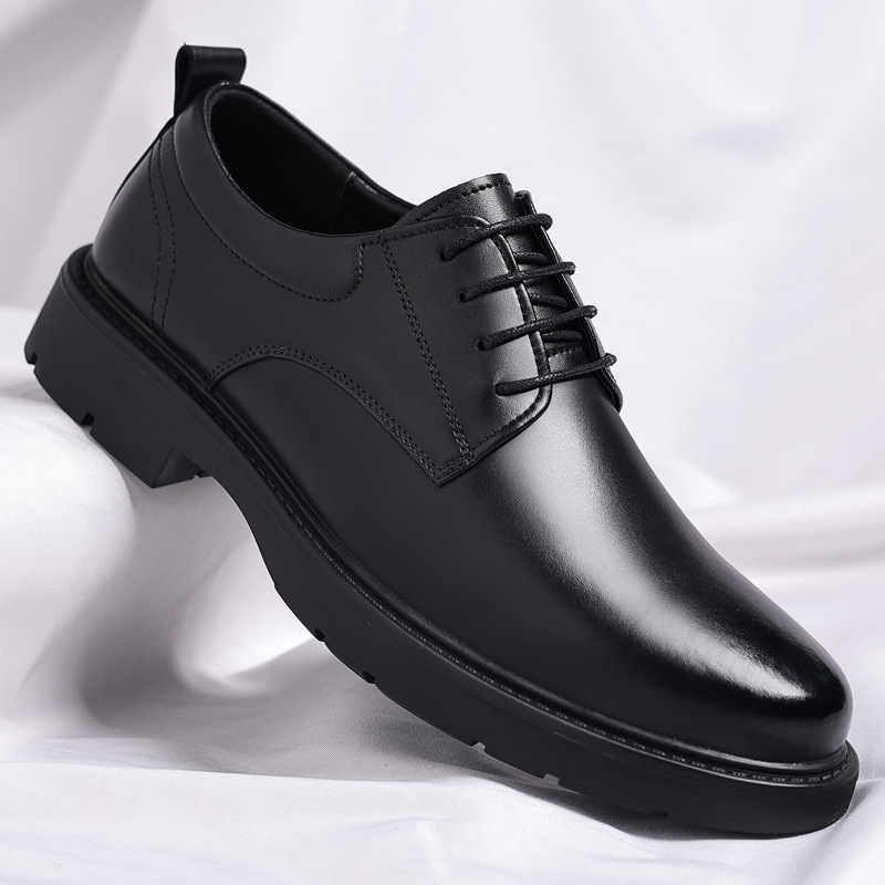 รองเท้าหนังผู้ชายสำหรับชุดทำงา - Men Formal Party Wear Dress บทวิจารณ์และราคา