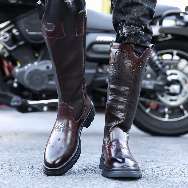 รองเท้าบูทผู้ชายแบบหุ้มข้อกลาง - Men'S Ethnic & Formal Designer Wear Studio S บทวิจารณ์และราคา