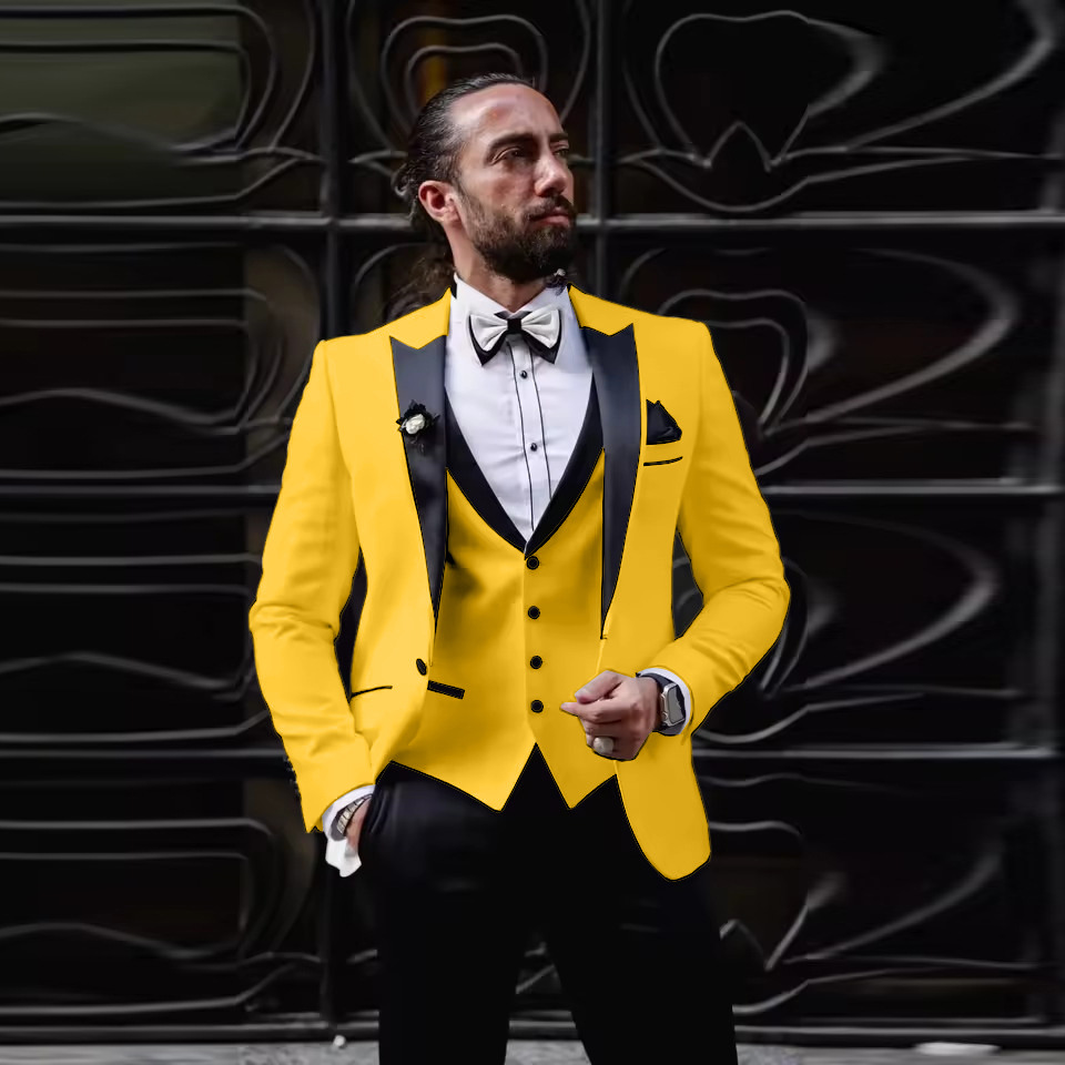 ชุดทักซิโด้ผู้ชายทรงสลิมฟิต 3  - Men Formal Wear For Dinner บทวิจารณ์และราคา