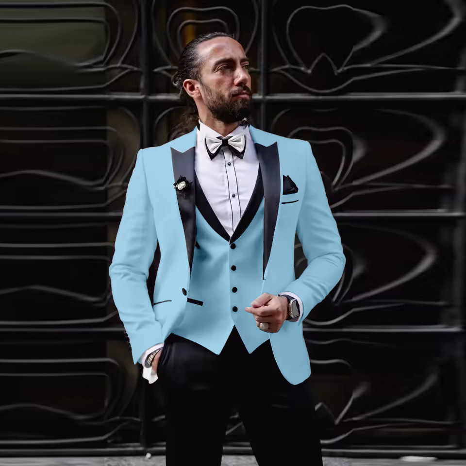 ชุดทักซิโด้ผู้ชายทรงสลิมฟิต 3  - Men Formal Wear For Dinner บทวิจารณ์และราคา