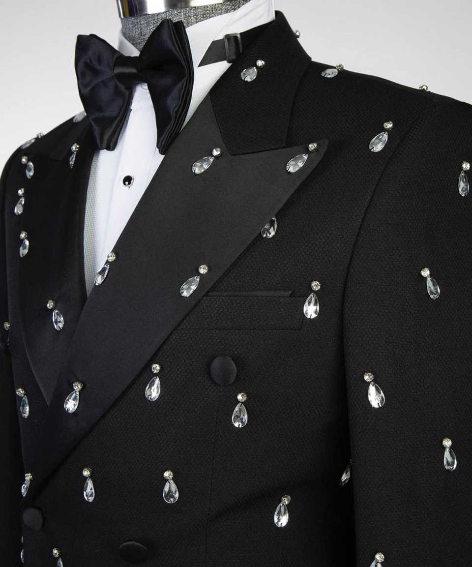 คริสตัลขนาดใหญ่เจ้าบ่าวงานแต่ง - Large Men Formal Wear บทวิจารณ์และราคา