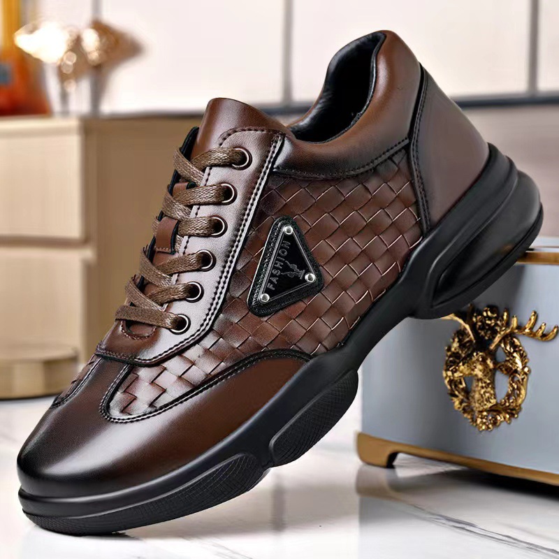 ใหม่ผู้ชายรองเท้าหนังแพลตฟอร์ม - Men Formal Wear With Sneakers บทวิจารณ์และราคา