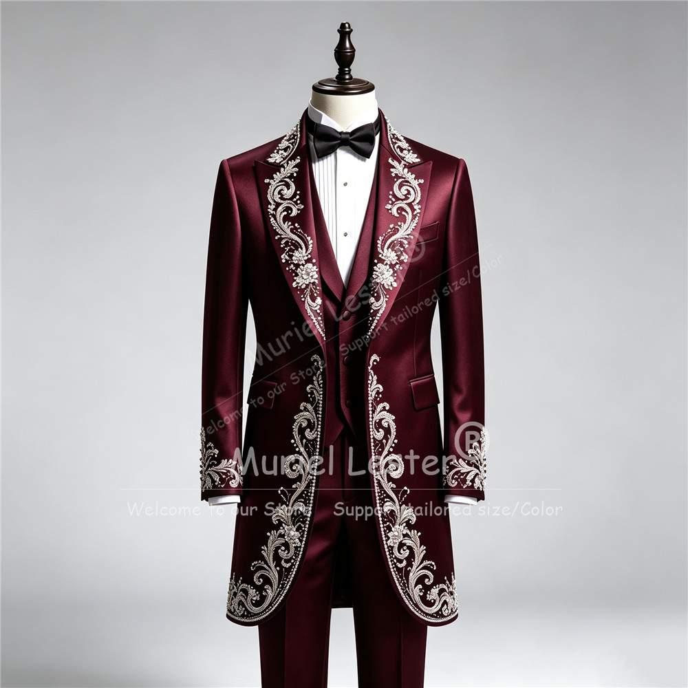 ชุดทักซิโด้แต่งงานสำหรับผู้ชาย - Men Formal Wear Pants บทวิจารณ์และราคา